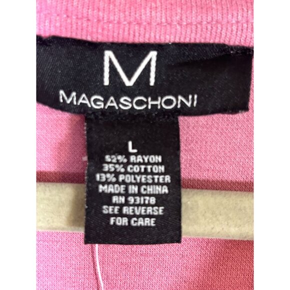 Retro Knit Sweater Pullover Pink L Preppy Feminine Classic Chic Sporty Active - Picture 2 of 10